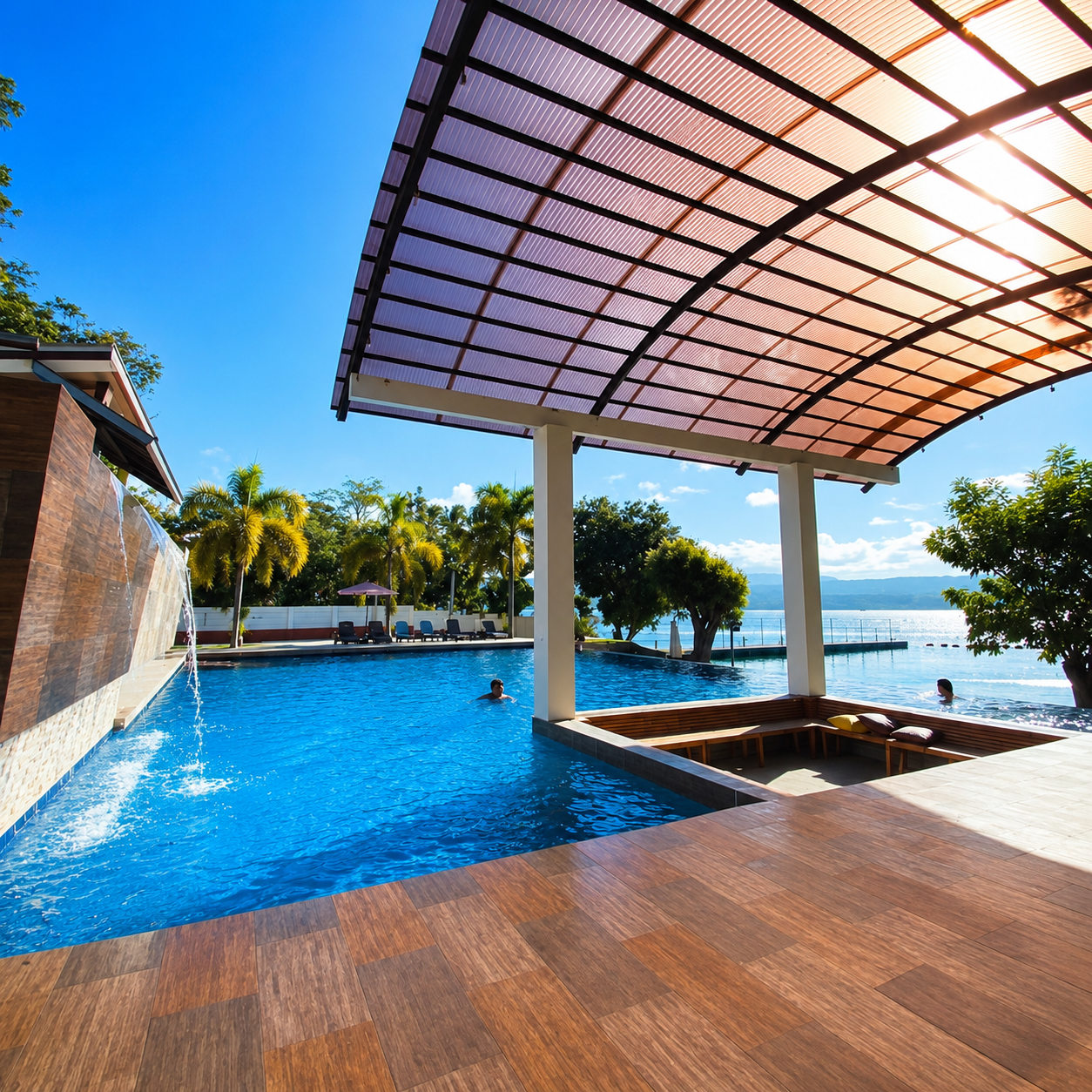 Swimming pool at Andreas White House Beach Resort